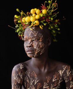 Floral-Headpiece-Suri-Tribe